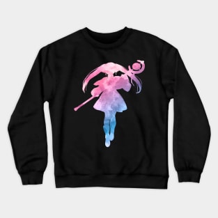 Frieren the Slayer Watercolor Silhouette Art Sousou no Frieren Anime Characters SNF-183 Crewneck Sweatshirt